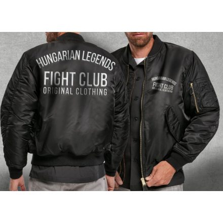 Fight Club férfi MA1 bomber dzseki - hímzett