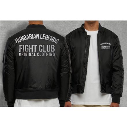 Fight Club férfi bomber dzseki - hímzett