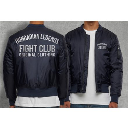 Fight Club férfi bomber dzseki - hímzett