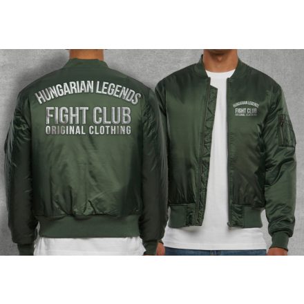 Fight Club férfi bomber dzseki - hímzett