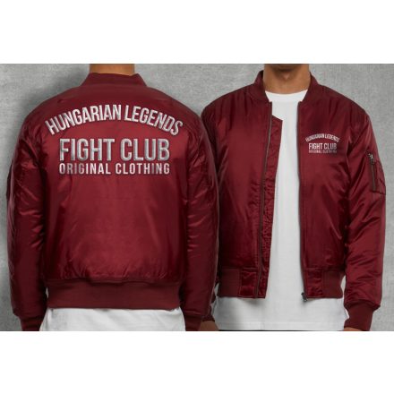 Fight Club férfi bomber dzseki - hímzett